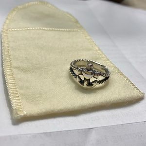 James Avery Faith Hope & Love Twisted Rope Ring